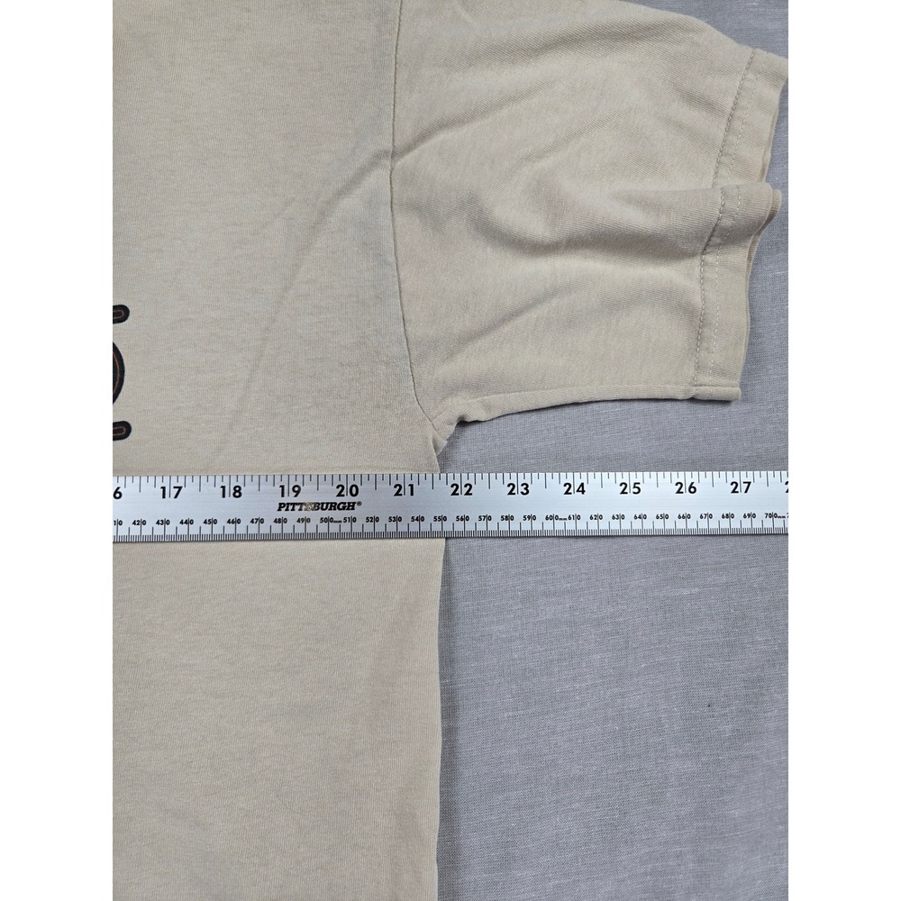 Gildan Ultra Cotton Mens ORielly Irish Pub Graphic T-Shirt Tan Large 2008 Logo - Picture 4 of 12